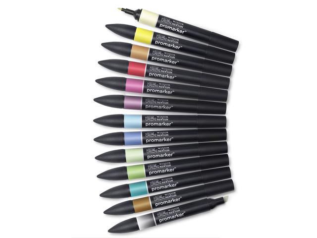 WINSOR & NEWTON PROMARKER SET NR.2 12X+1BLENDER 1