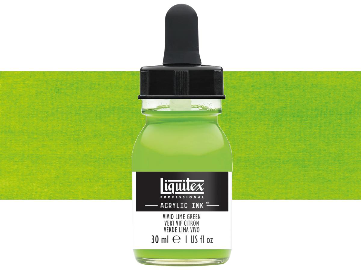 LIQUITEX ARTIST ACRYLIC INK 30ML 740 VIVID LIME GREEN 1