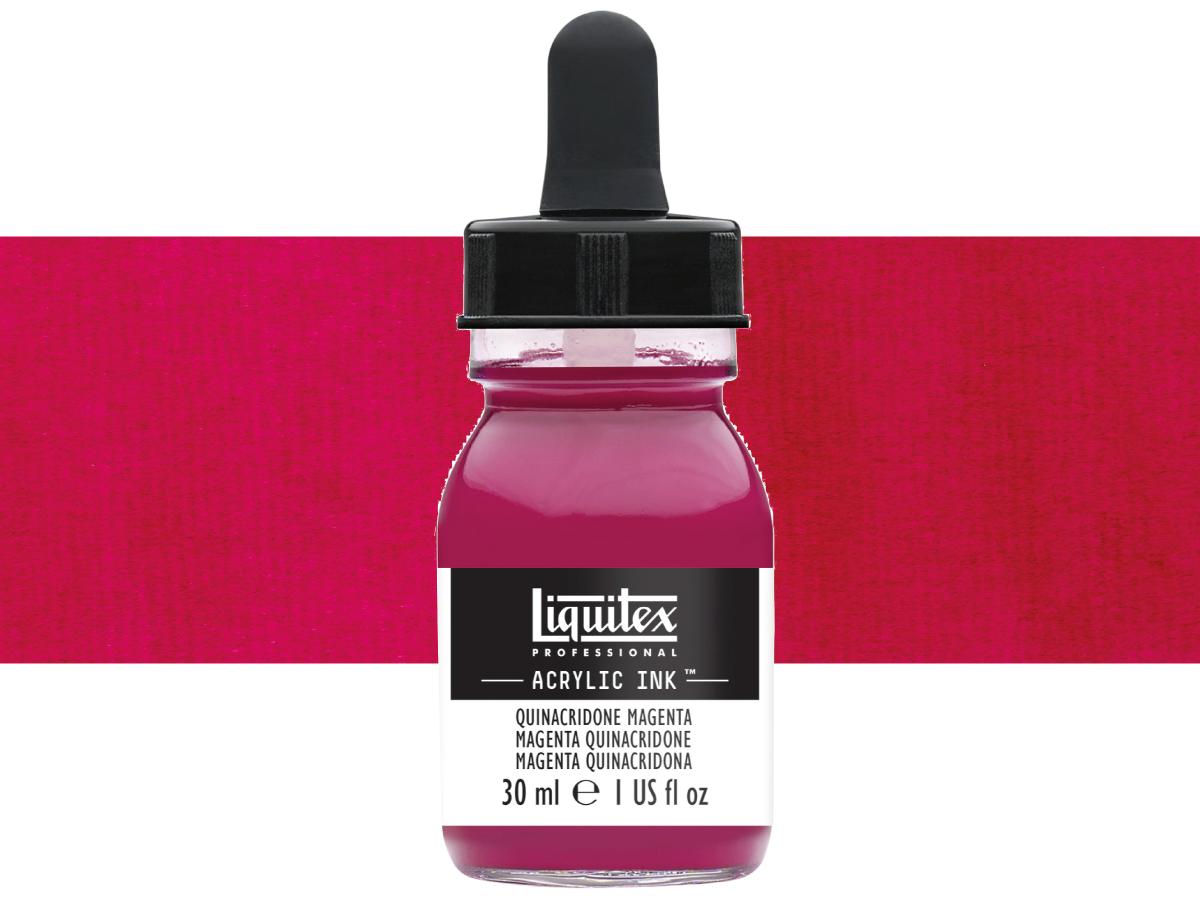 LIQUITEX ARTIST ACRYLIC INK 30ML 114 OUINACRIDONE MAGENTA 1