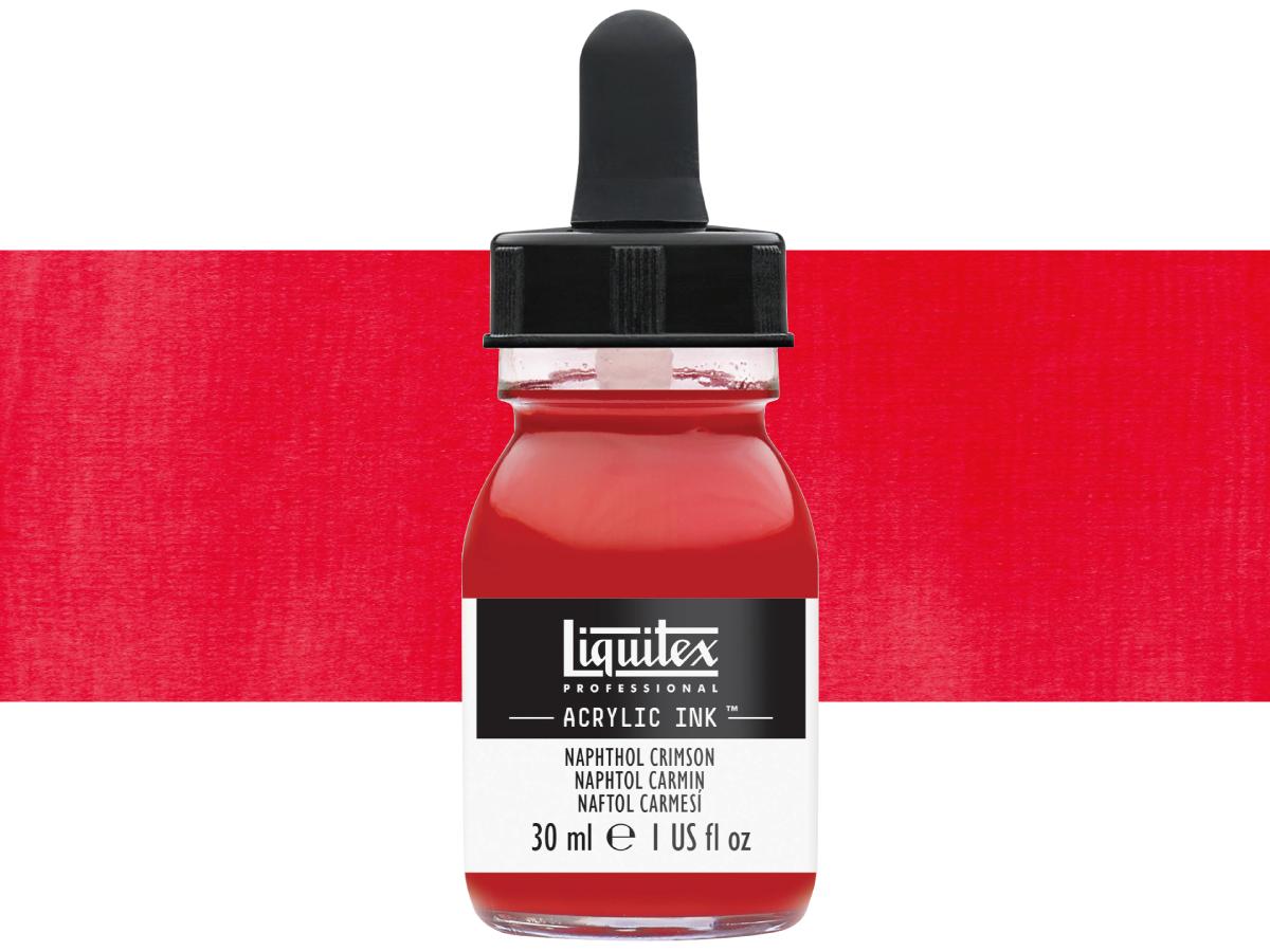LIQUITEX ARTIST ACRYLIC INK 30ML 292 NAPHTHOL CRIMSON 1