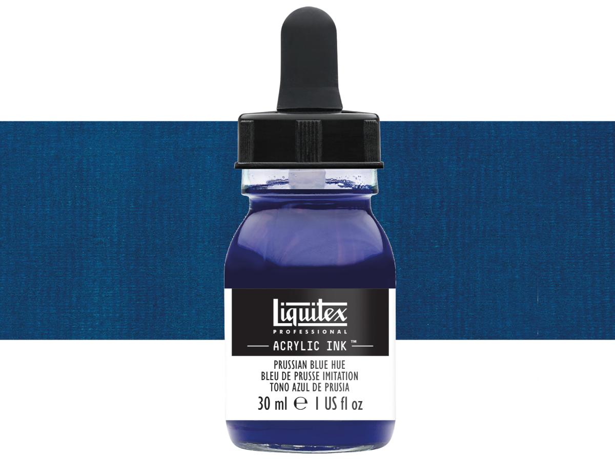 LIQUITEX ARTIST ACRYLIC INK 30ML 320 PRUSSIAN BLUE HUE 1