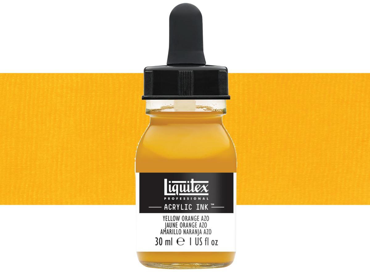 LIQUITEX ARTIST ACRYLIC INK 30ML 414 YELLOW ORANGE AZO 1