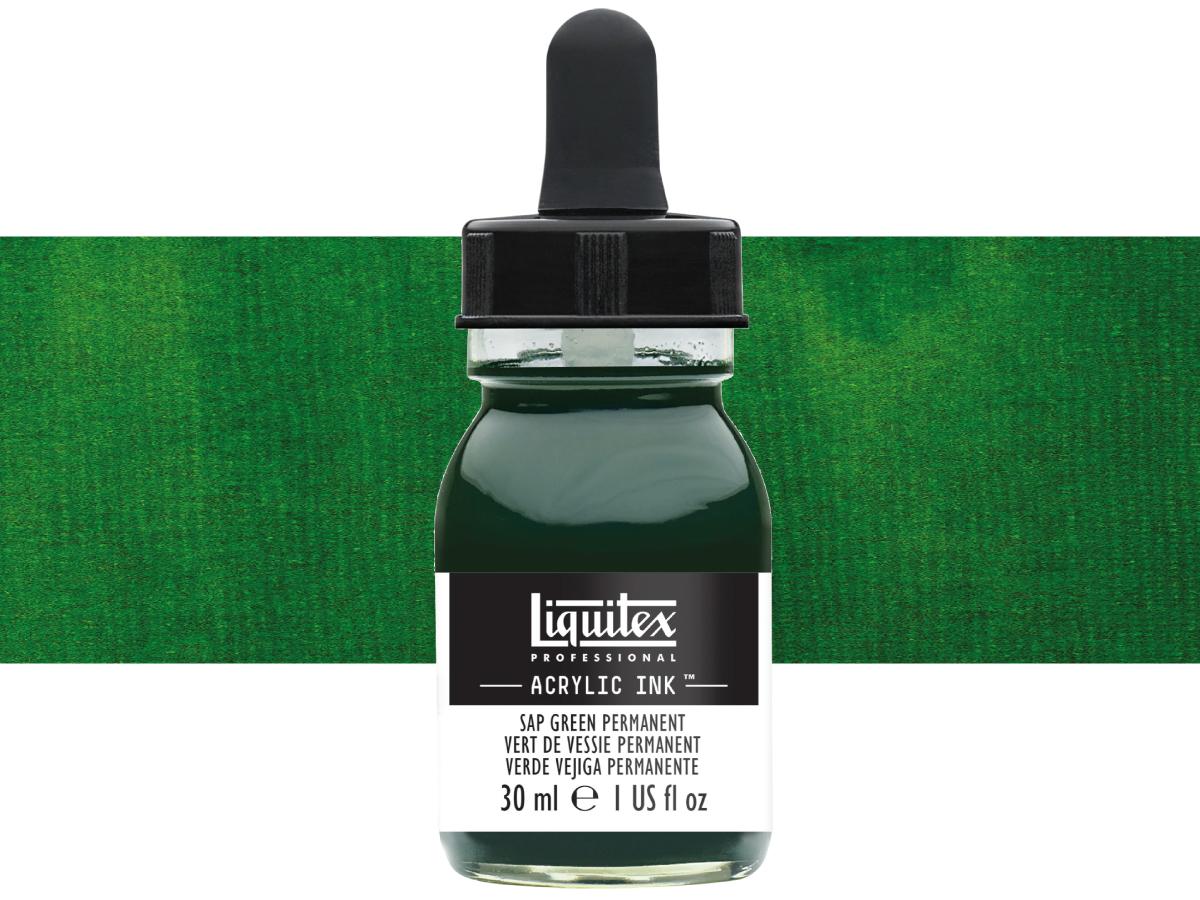 LIQUITEX ARTIST ACRYLIC INK 30ML 315 SAP GREEN PERMANENT 1