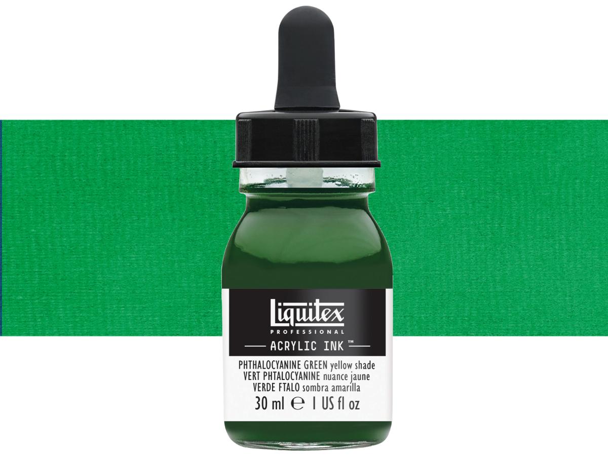LIQUITEX ARTIST ACRYLIC INK 30ML 319 PHTHALO CYANINEN GREEN (Y.S) 1