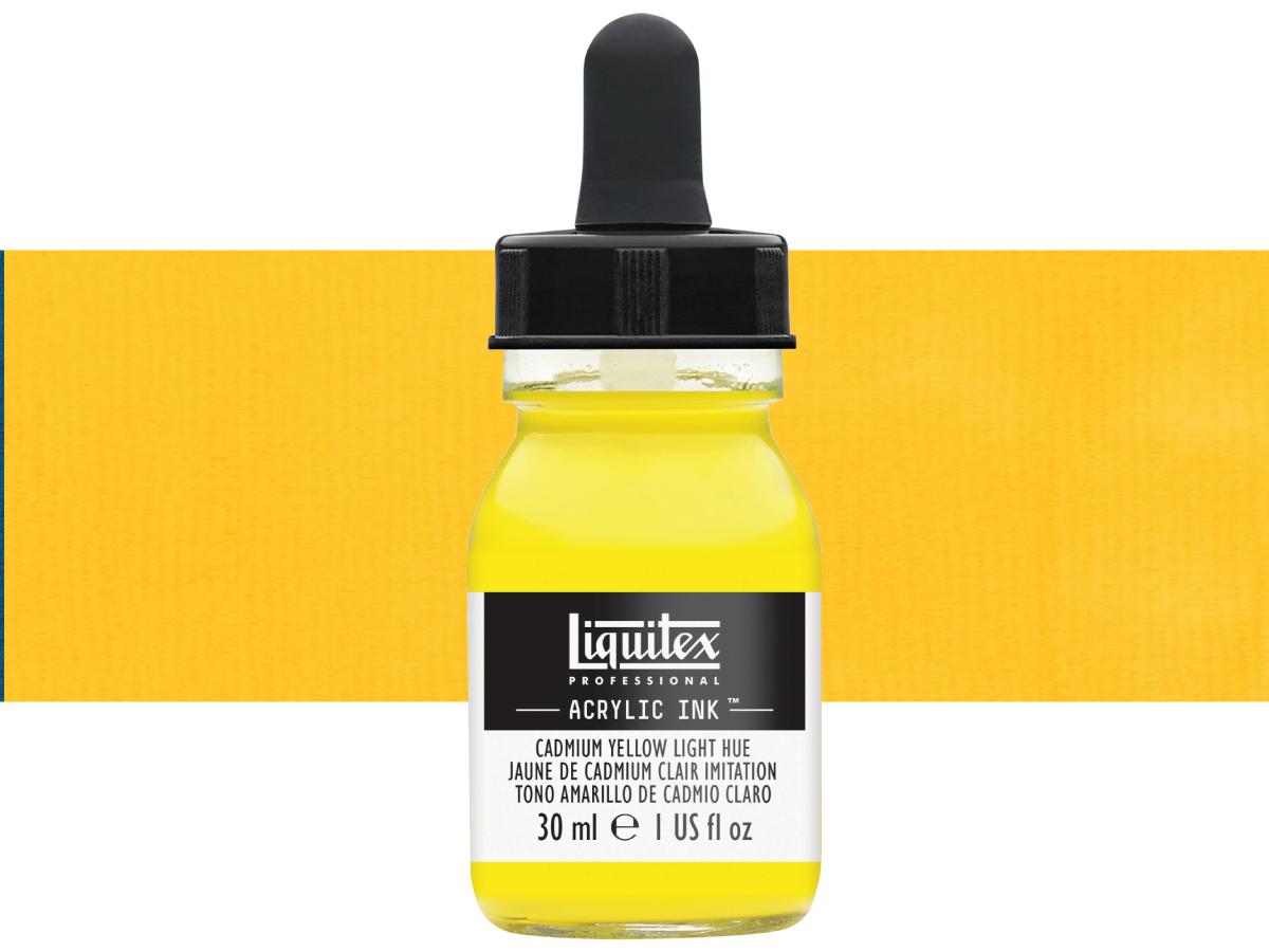LIQUITEX ARTIST ACRYLIC INK 30ML 159 CADMIUM YELLOW LIGHT HUE 1