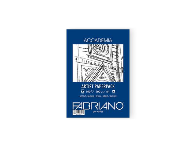 FABRIANO ACCADEMIA 50 BLATT ZEICHENPAPIER A3 200GRAM 1