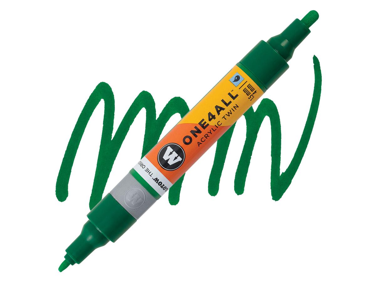 MOLOTOW ONE4ALL TWIN MARKER 096 1,5-4MM MISTER GREEN 1