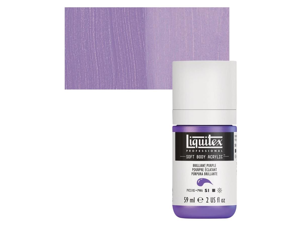 LIQUITEX  SOFT BODY 59ML S1 IN FLASCHE BRILLANT PURPER 1