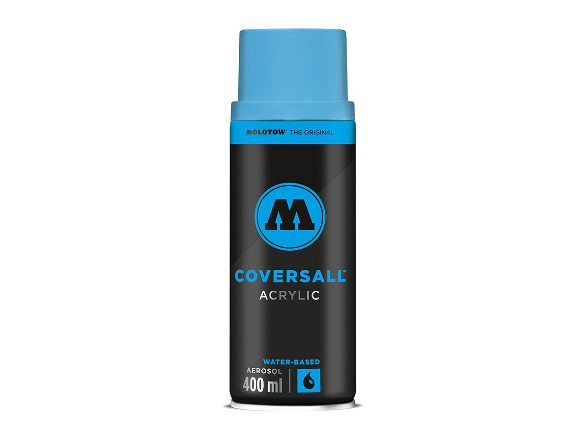 MOLOTOW COVERSALL WATER-BASED 400ML 161 SHOCK BLUE MIDDLE 1