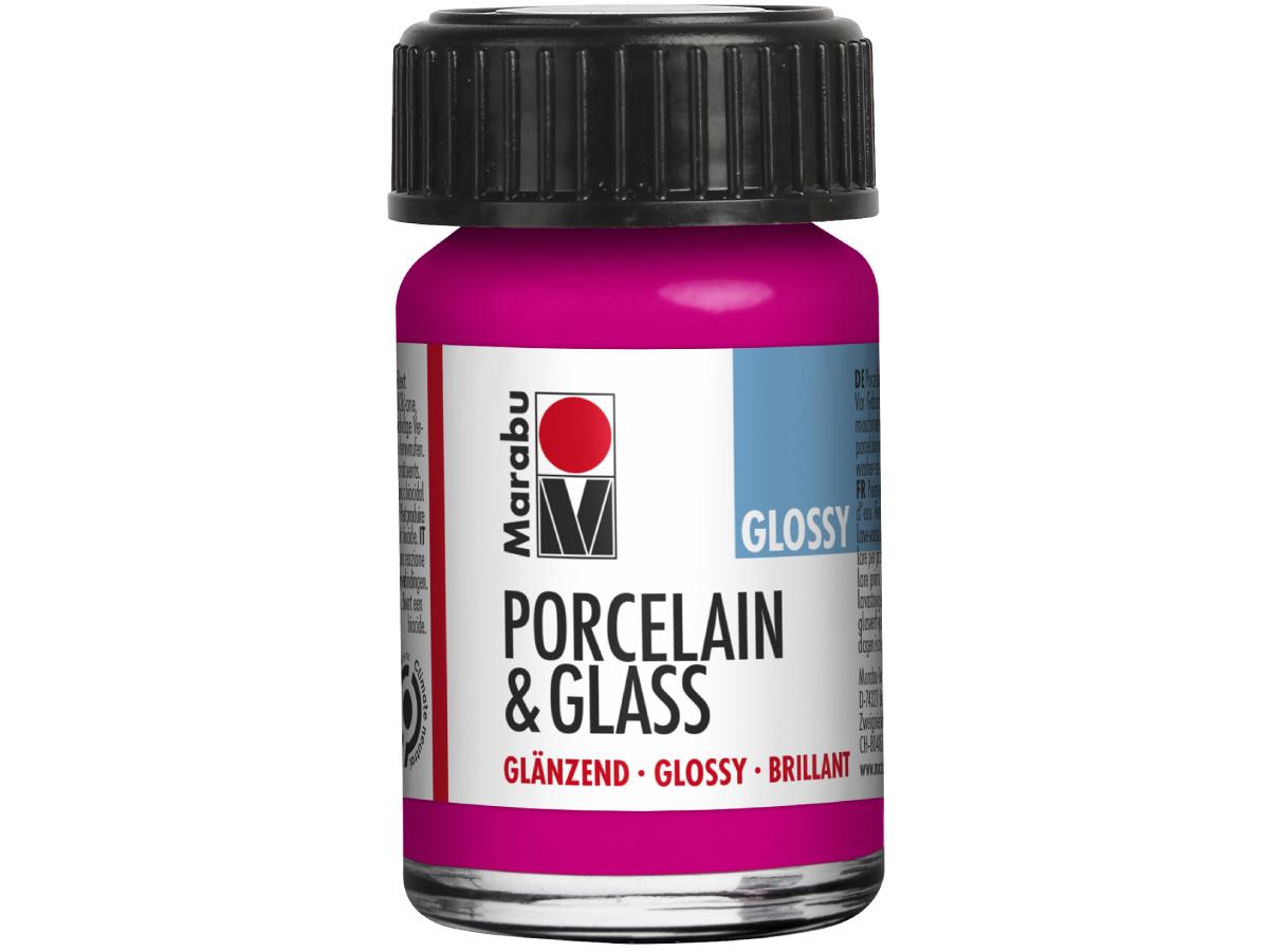 MARABU PORCELAIN GLASS GLOSSY 15ML 131 HIMBEERE 1