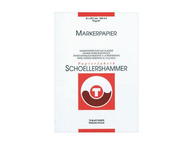 SCHOELLERSHAMMER BLOCK MARKERPAPIER A4 75GRAM 75BLATT 1