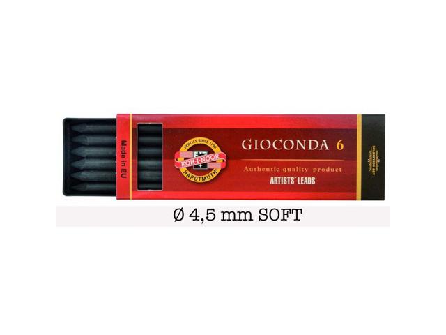 KIN GIOCONDA HOUTSKOOLSTIFT SOFT DOOS 6 ST. - 4,5MM (8673) 1