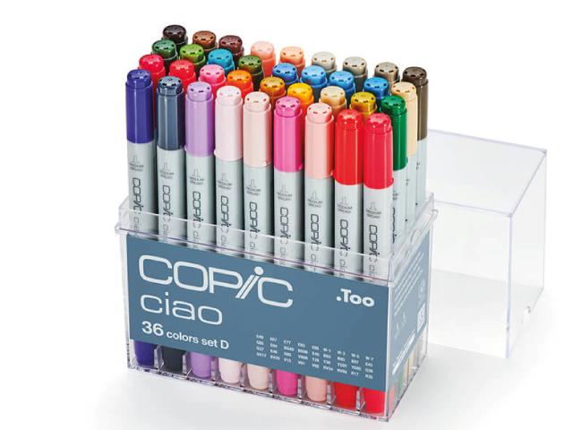 COPIC CIAO 36-ER MARKERSET D 1