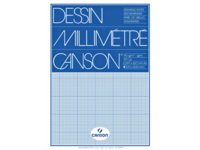 CANSON MILLIMETERBLOCK 90G/M²  A3 50BL. BLAU