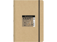 CLAIREFONTAINE KRAFT BLOCK A4 GEHEFTET 115GR 20 BLÄTTER