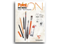 CLAIREFONTAINE PAINT-ON WHITE ACRYLPAPIER BLOCK A6 250GRAMM 15 BLATT