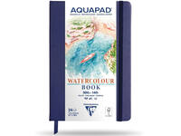CLAIREFONTAINE AQUAPAD WATERCOLOUR BOOK 14X21CM 300 GRAM 24 VEL