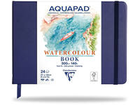 CLAIREFONTAINE AQUAPAD WATERCOLOUR BOOK 21X14CM 300 GRAM 24 VEL