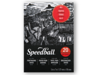 SPEEDBALL PRINTMAKING PAPER PAD 21,59X27,94CM 245GRAM 20 VEL BLOK