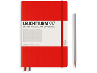 LEUCHTTURM HARDCOVER ROT LINIERT 249 BLATT A5