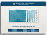 BAOHONG AQUARELLPAPIER CLASSIC BLOCK 38X53CM MEDIUM 20 BLATT