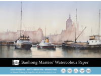 BAOHONG AQUARELLPAPIER 26X36CM 300GR MATT 20BLATT
