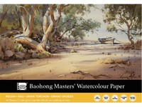 BAOHONG AQUARELLPAPIER 18X26CM 300GR RAU 20BLATT