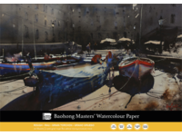 BAOHONG AQUARELLPAPIER 36X51CM 300GR RAU 20BLATT