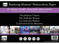 BAOHONG AQUARELLPAPIER 38X56CM 300GR SATINIERT BOGEN