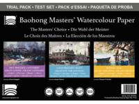 BAOHONG AQUARELLPAPIER TRIAL PACK ARTIST 28X36CM 300GRAMM 9 BLATT