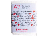 KHADI INDIA HADERNPAPIER 150G/M² A7 20 BLATT