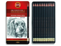KOH-I-NOOR TOISON D'OR BLEISTIFTSET 12X
