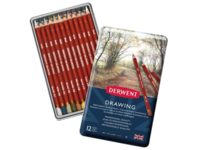 DERWENT DRAWING POTLODEN SET 12X