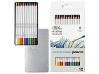 WINSOR & NEWTON  PRECISION WATERCOLOUR PENCIL SET 12X