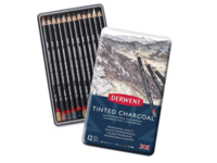 DERWENT TINTED CHARCOAL SET 12X