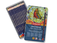 DERWENT INKTENSE AQUARELLSTIFTE, 12ER METALLKASTEN