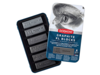 DERWENT XL GRAPHITE BLOCK SET 6X