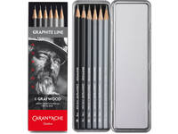 CARAN D'ACHE GRAFWOOD ARTIST BLEISTIFT SET 6 STÜCK