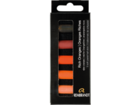 REMBRANDT SOFTPASTEL SET RICH ORANGES HALBE KREIDEN 5X