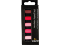 REMBRANDT SOFTPASTEL SET WARM REDS HALBE KREIDEN 5X