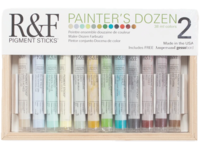 R&F PIGMENT STICK SET 2 PAINTER'S DOZEN 12X38ML