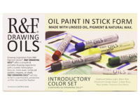 R&F DRAWING OIL STICK 12ML INTRODUCTORY COLOR SET 6X