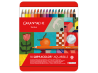CARAN D'ACHE SUPRACOLOR AQUARELLSTIFTE 18 STÜCK SPECIAL EDITION