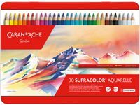 CARAN D'ACHE SUPRACOLOR AQUARELLSTIFTE 30 STÜCK