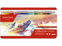CARAN D'ACHE SUPRACOLOR AQUARELLSTIFTE 40 STÜCK
