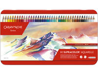 CARAN D'ACHE SUPRACOLOR AQUARELLSTIFTE 80 STÜCK