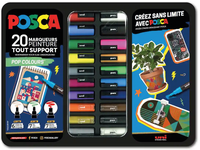 UNI POSCA MARKERSET POP 20STUKS