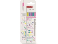UNI-BALL EMOTT FINELINER SET PASTEL KAWAI 5X