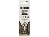 COPIC CIAO MARKERSET DARK WARM GREY SHADE 3+1 MULTILINER