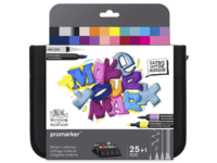 WINSOR & NEWTON PROMARKER SET MODERN LETTERING 26X ETUI